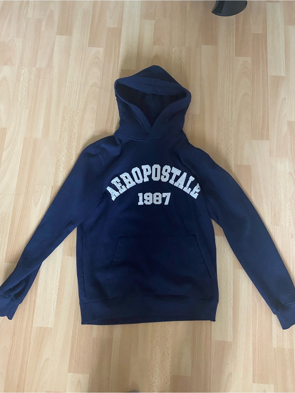 Aeropostale Navy Hoodie Sweatshirt